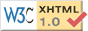 Valid XHTML 1.0!